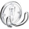 Umbra Hooky Double Hook, Clear(Clear)