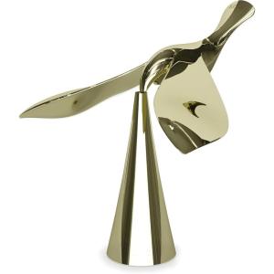Umbra Tipsy Bottle Opener, Sculptural Bar Accessory, Luxury Flying Bird Soda, Cider, and Beer Opener, Brass(Brass)