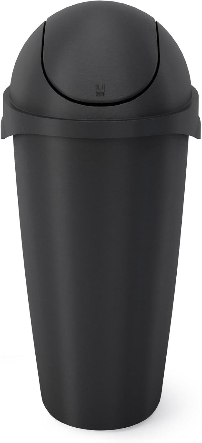 image:imageUmbra Swinger 12Gallon SwingTop Waste Can BlackBlack