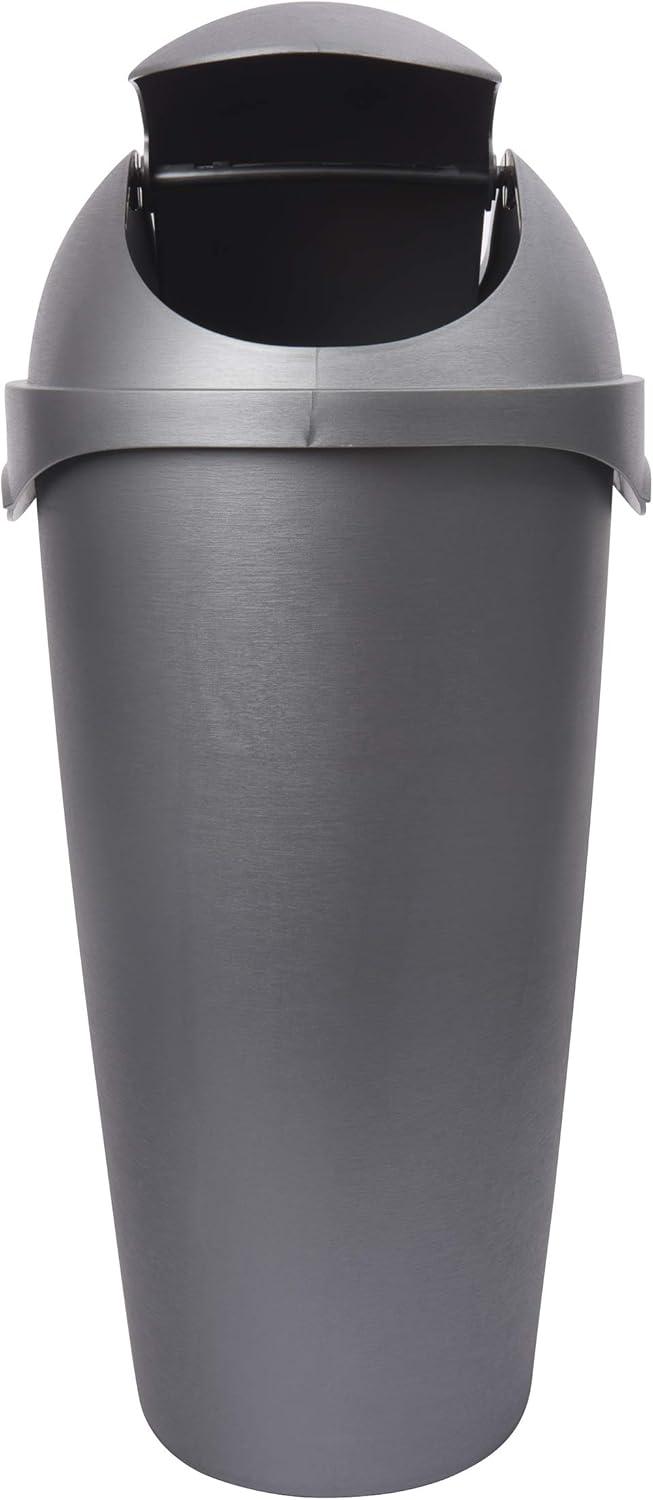 image:imageUmbra Swinger 12Gallon SwingTop Waste Can BlackNickel