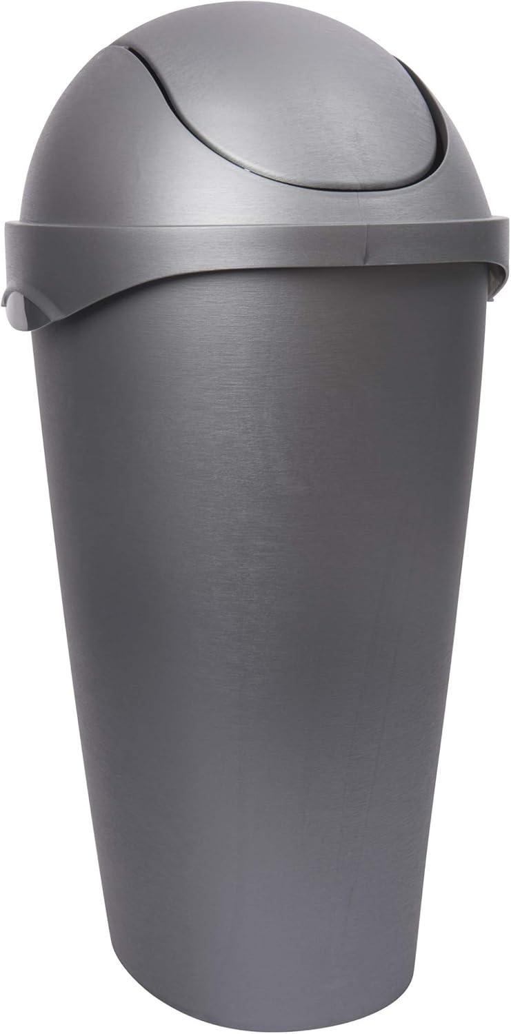 image:imageUmbra Swinger 12Gallon SwingTop Waste Can BlackNickel