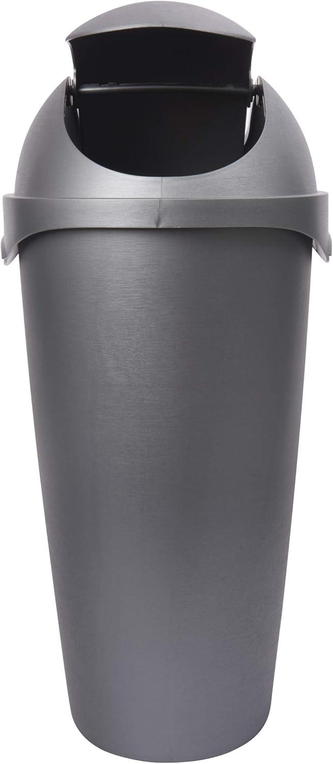 image:imageUmbra Swinger 12Gallon SwingTop Waste Can BlackNickel