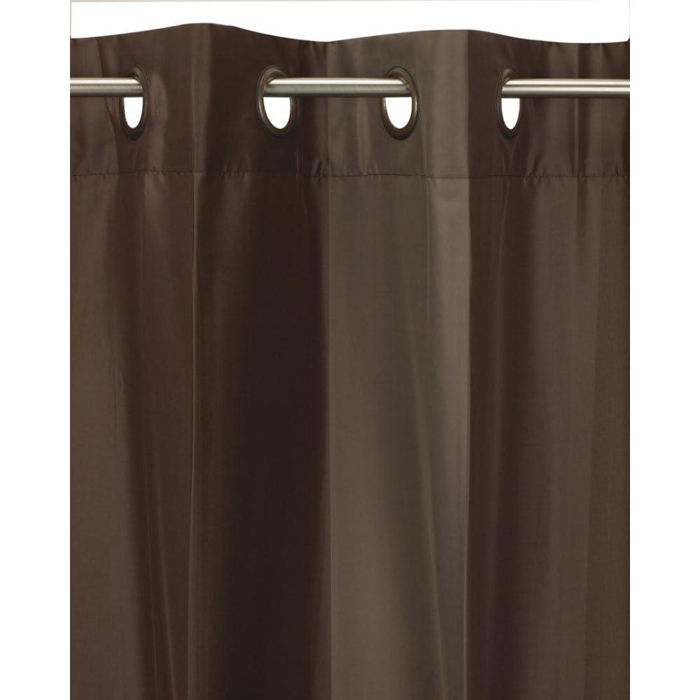 image:imageUmbra Concerto 50Inchby84Inch Taffeta Drapery Panel with Grommet Top ChocolateBrown