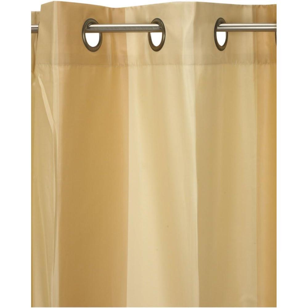 image:imageUmbra Concerto 50Inchby84Inch Taffeta Drapery Panel with Grommet Top ChocolateCream