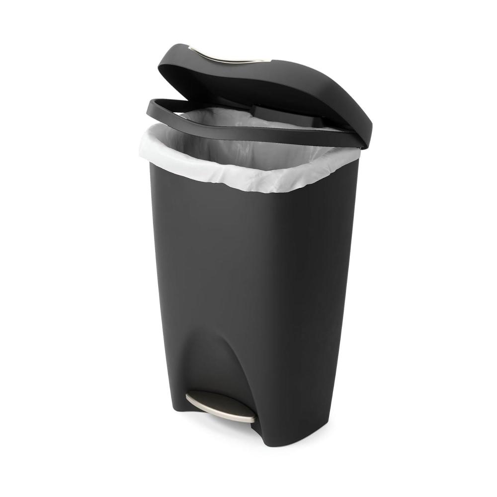 image:imageUmbra Trash Can Large Capacity Trash Can Dust Box Brimcan 116 gal 50 L Black