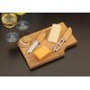 Umbra Cheeboo Three-Piece Bamboo Cheese Cutting Board and Knife Set