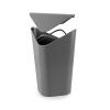 Umbra Corner Swing-Top Waste Can, Charcoal(Charcoal)