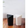 Umbra Corner Swing-Top Waste Can, Charcoal(metallic white)
