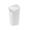 Umbra Corner Swing-Top Waste Can, Charcoal(metallic white)