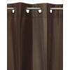 Umbra Concerto 50-Inch-by-84-Inch Taffeta Drapery Panel with Grommet Top, Chocolate(Brown)