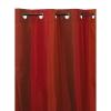 Umbra Concerto 50-Inch-by-84-Inch Taffeta Drapery Panel with Grommet Top, Chocolate(Red)