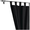 Umbra Divine 39 to 86-Inch Drapery Panel, Black(Black)