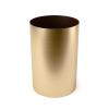 Umbra Metalla Trash Can Waste Basket, Plastic 4.5 Gallon (17L) Bin, Black(Gold)
