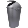 Umbra Swinger 12-Gallon Swing-Top Waste Can, Black(Nickel)