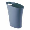 Umbra Trash Can Skinny Can Slate Blue 7.5L Oval No Lid