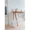 umbra 9981000218 Slim Trash Can Oval Lidless Pale Trash Can Waste Box White 7.5L Skinny Can 9981000218 3 Pack