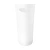 umbra 9981000218 Slim Trash Can Oval Lidless Pale Trash Can Waste Box White 7.5L Skinny Can 9981000218 3 Pack