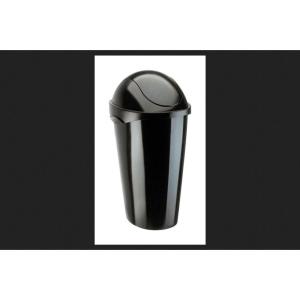 Umbra 12 gal. Black Swing-Top Wastebasket