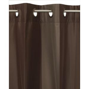 Umbra Concerto 50-Inch-by-84-Inch Taffeta Drapery Panel with Grommet Top, Chocolate(Brown)