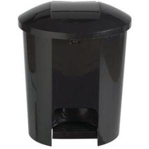 Umbra Step 8.5-Gallon Can, Black Recycled(Metallic Black)