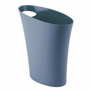 Umbra Trash Can Skinny Can Slate Blue 7.5L Oval No Lid