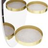 Umbra Perch 24″ Brass Wall Mirror(Brass)