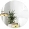 Umbra Perch 24″ Brass Wall Mirror(Brass)