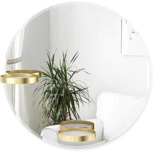 Umbra Perch 24″ Brass Wall Mirror(Brass)