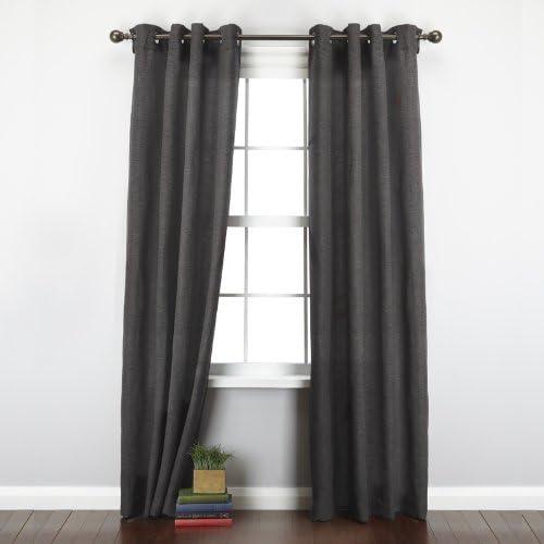 image:imageUmbra Manhattan 50Inch by 95Inch Drapery Panel CharcoalCharcoal