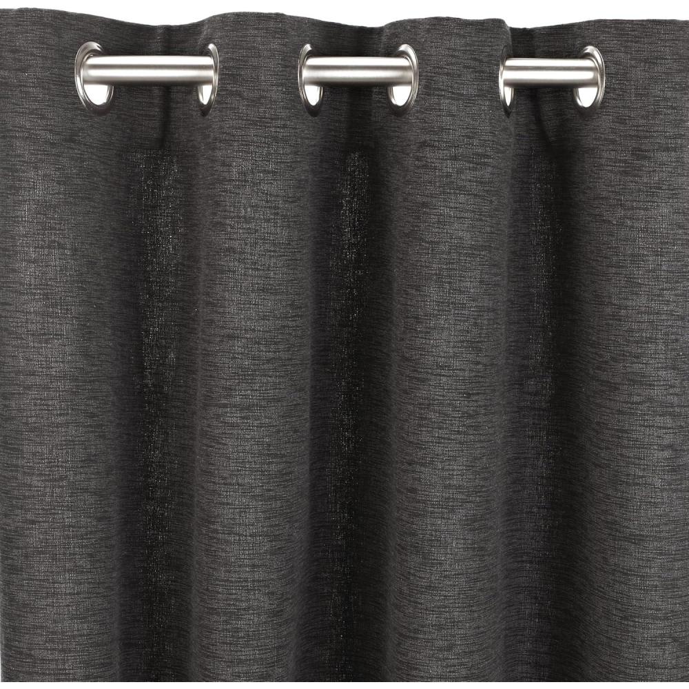 image:imageUmbra Manhattan 50Inch by 95Inch Drapery Panel CharcoalCharcoal