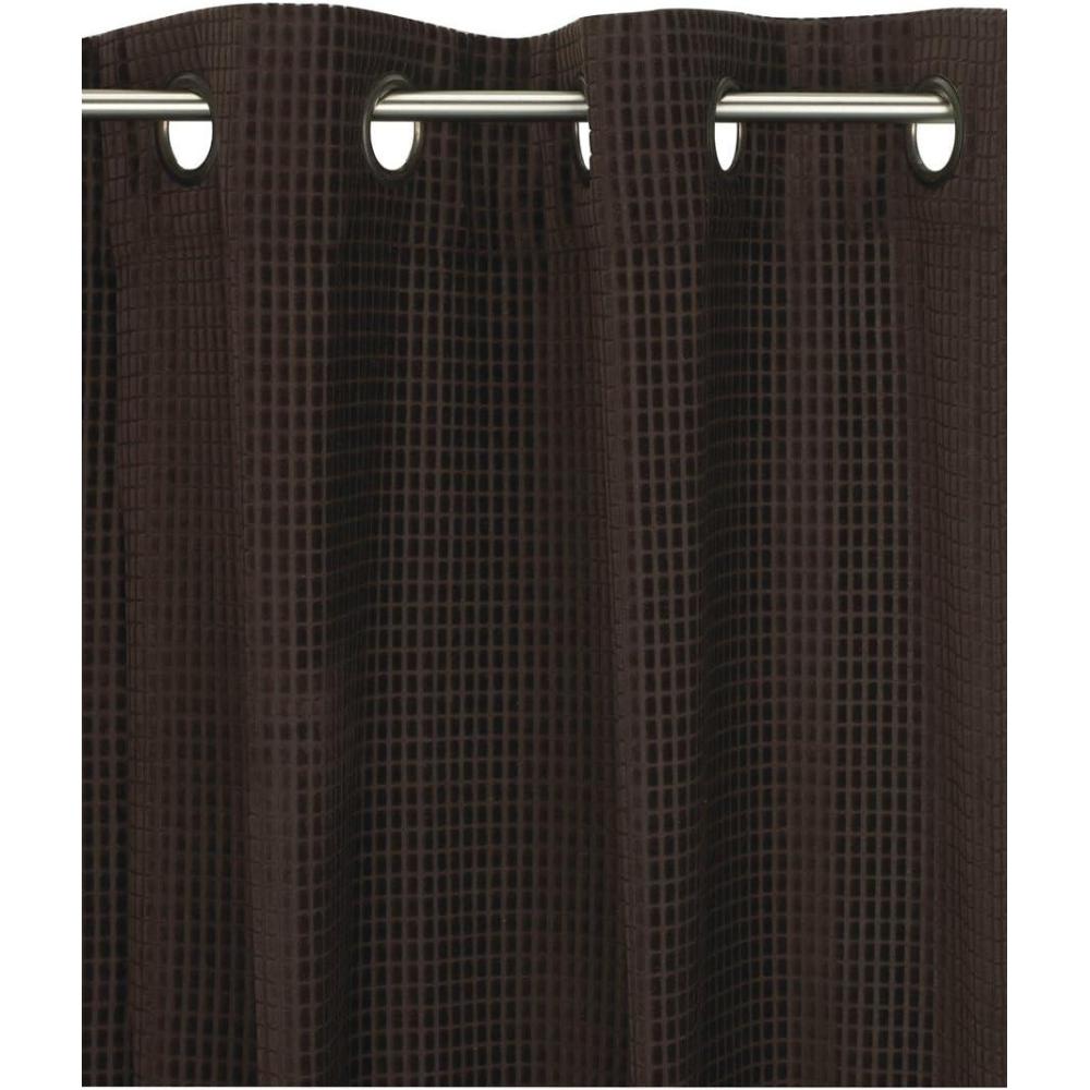 image:imageUmbra Velvette 50 X 96Inch Drapery Panel with Grommet Top ChocolateBrown