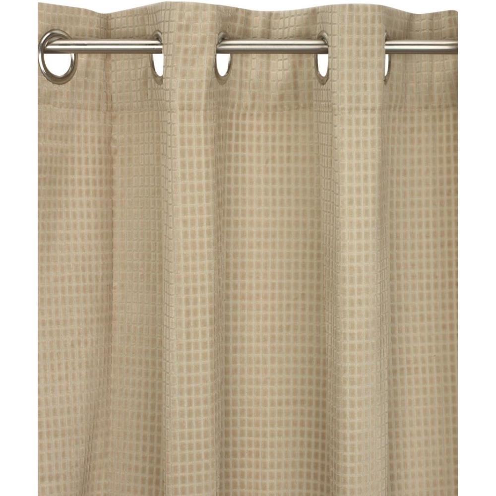 image:imageUmbra Velvette 50 X 96Inch Drapery Panel with Grommet Top ChocolateCream