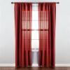 Umbra Camilla 50-Inch by 95-Inch Drapery Panel, White(Cranberry)