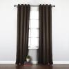 Umbra Satina 96-Inch by 50-Inch Drapery Panel, Chocolate