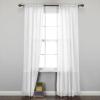 Umbra Sofia 50-Inch by 96-Inch Drapery Panel, White(White)