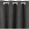 Umbra Manhattan 50-Inch by 95-Inch Drapery Panel, Charcoal(Charcoal)