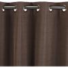 Umbra Nolita 50-Inch by 95-Inch Room-Darkening Drapery Panel, Ivory(Chocolate)
