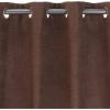 Umbra Valentina 50-Inch by 95-Inch Drapery Panel, Pewter(Chocolate)