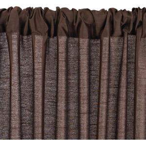 Umbra Camilla 50-Inch by 95-Inch Drapery Panel, White(Chocolate)