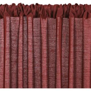 Umbra Camilla 50-Inch by 95-Inch Drapery Panel, White(Cranberry)