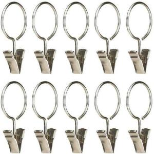 Umbra Clip Rings Nickel for Window Small Drapery Accessories (r) –