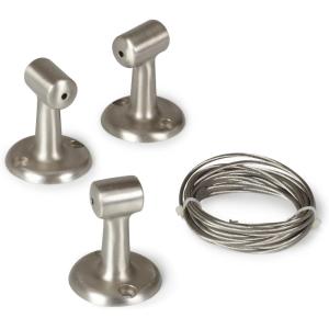 Umbra Strum Cable Rod for Window, 108-Inch, Nickel