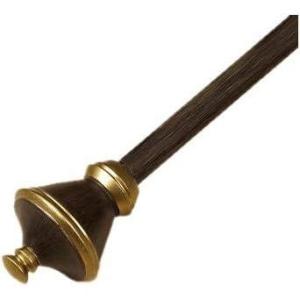 Umbra Twana 48-Inch to 88-Inch Rod, Espresso and Gold