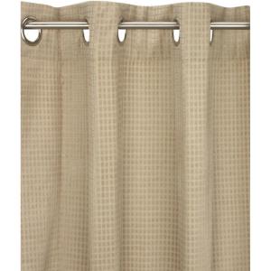 Umbra Velvette 50 X 96-Inch Drapery Panel with Grommet Top, Chocolate(Cream)