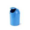 Umbra 1.25 Gallon Mini Waste Can with Removable Swing-Top Lid – Small Garbage Bin for Kitchen, Bathroom, Bedroom, Office – Compact Trash Can Fit Under Tables & Counters – Dark Blue(Sky Blue)