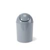 Umbra 1.25 Gallon Mini Waste Can with Removable Swing-Top Lid – Small Garbage Bin for Kitchen, Bathroom, Bedroom, Office – Compact Trash Can Fit Under Tables & Counters – Dark Blue(Steel Blue)