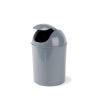 Umbra 1.25 Gallon Mini Waste Can with Removable Swing-Top Lid – Small Garbage Bin for Kitchen, Bathroom, Bedroom, Office – Compact Trash Can Fit Under Tables & Counters – Dark Blue(Steel Blue)