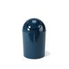 Umbra 1.25 Gallon Mini Waste Can with Removable Swing-Top Lid – Small Garbage Bin for Kitchen, Bathroom, Bedroom, Office – Compact Trash Can Fit Under Tables & Counters – Dark Blue(Dark Blue)
