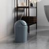 Umbra 1.25 Gallon Mini Waste Can with Removable Swing-Top Lid – Small Garbage Bin for Kitchen, Bathroom, Bedroom, Office – Compact Trash Can Fit Under Tables & Counters – Dark Blue(Slate Blue)