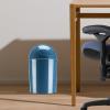Umbra 1.25 Gallon Mini Waste Can with Removable Swing-Top Lid – Small Garbage Bin for Kitchen, Bathroom, Bedroom, Office – Compact Trash Can Fit Under Tables & Counters – Dark Blue(Blue)